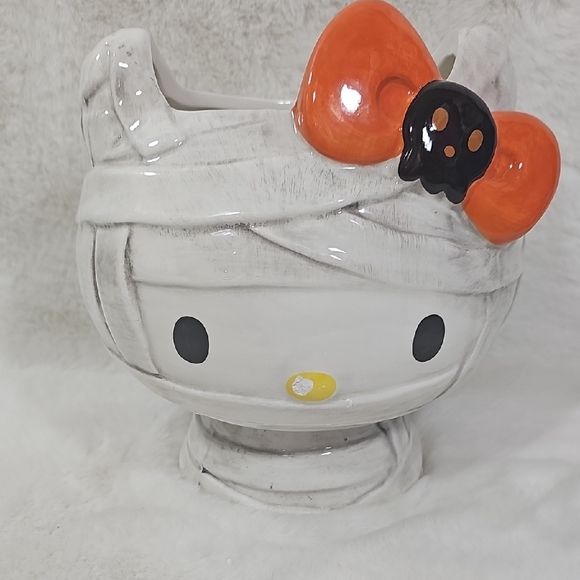 Blue Sky Hello Kitty Halloween Mummy Candy Bowl - Picture 1 of 5